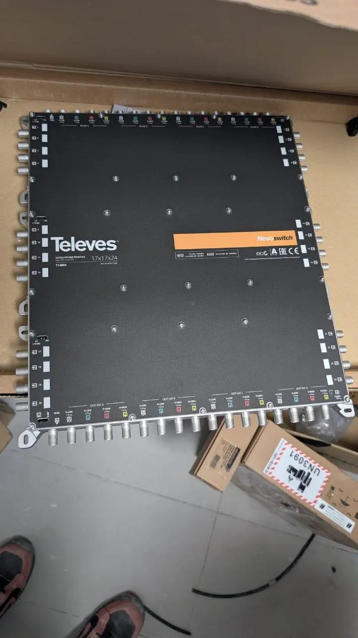 Cabecera digital de televisión instalada por Elektel