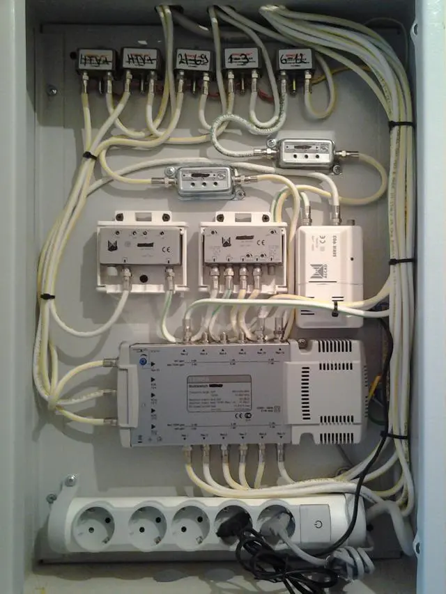 Cuadro de telecomunicaciones de una vivienda unifamiliar