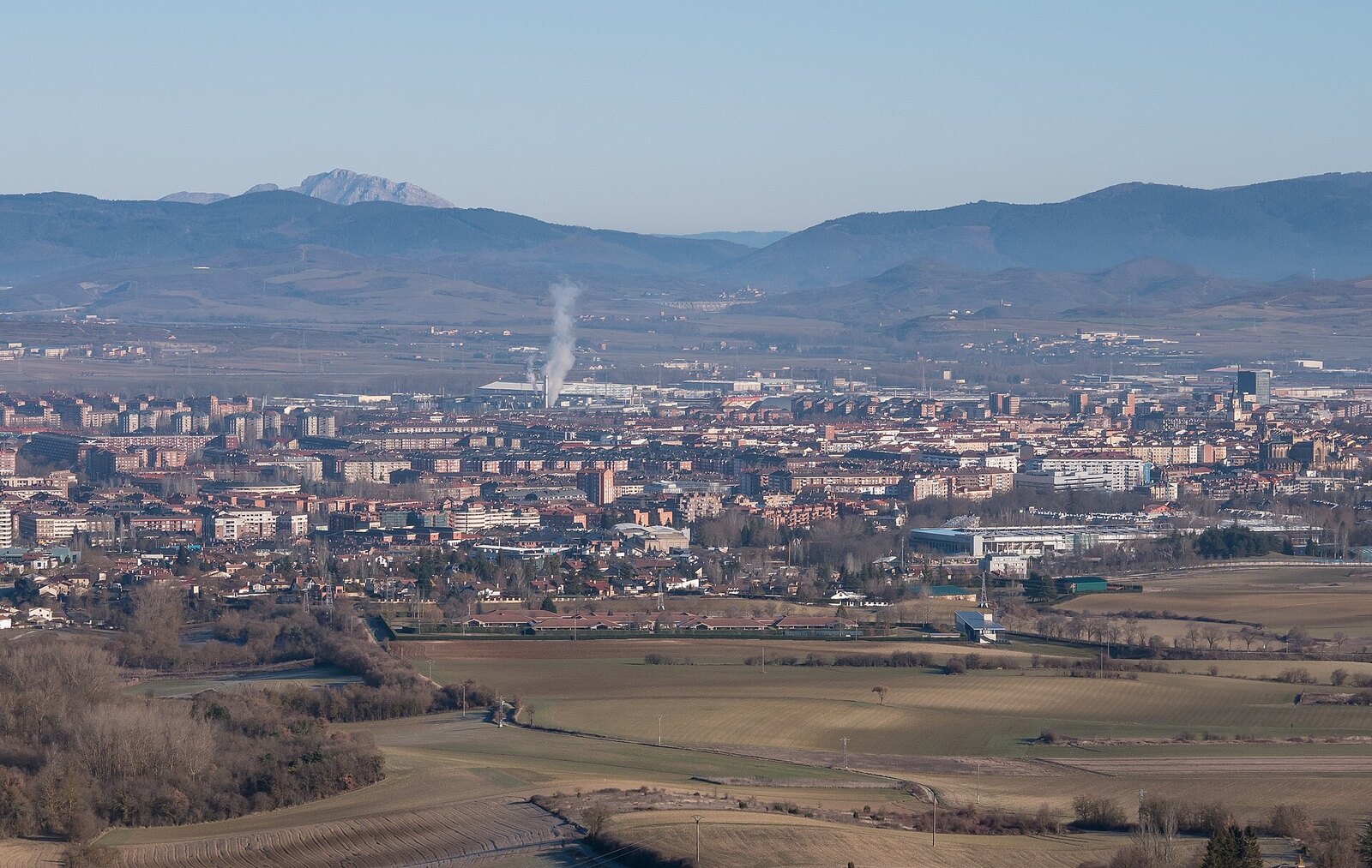 Vista panorámica de Vitoria-Gasteiz y Álava